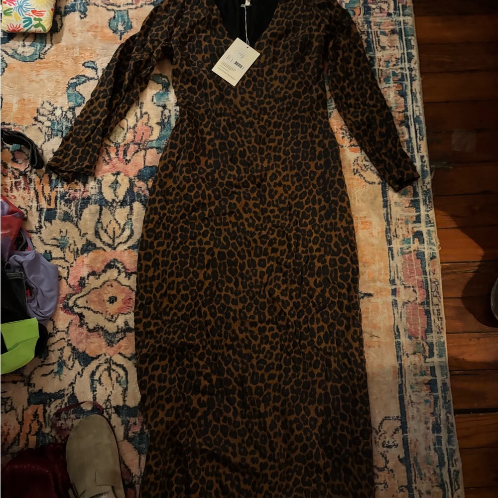 Mara Hoffman Brown Long Sleeve Dress